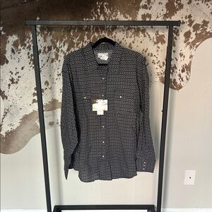 Men's Wrangler Pearl Snap NWT
